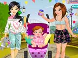       / bff and baby dress up game